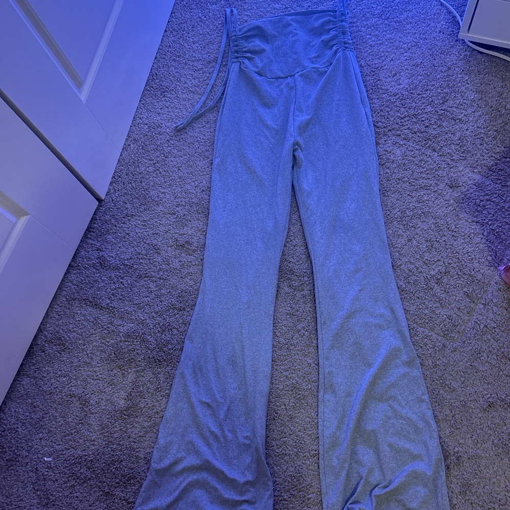 SHEIN Blue Boot Cut Flare Pants